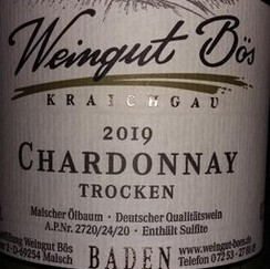 2019 Chardonnay trocken Malscher Ölbaum